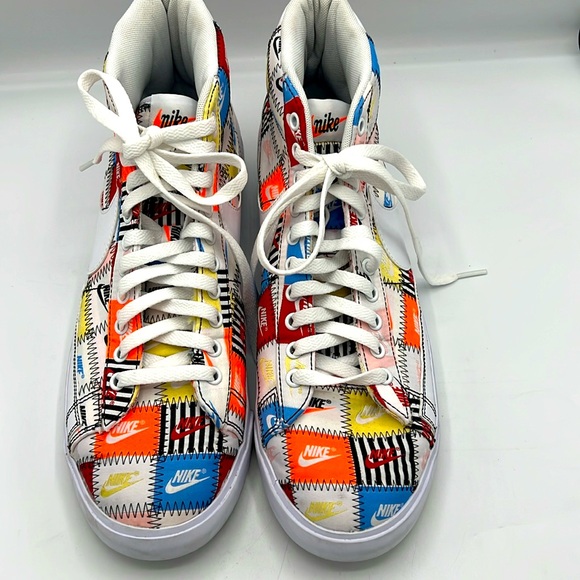 Nike Colorful Patchwork Hi-Top Sneakers - Picture 3 of 8
